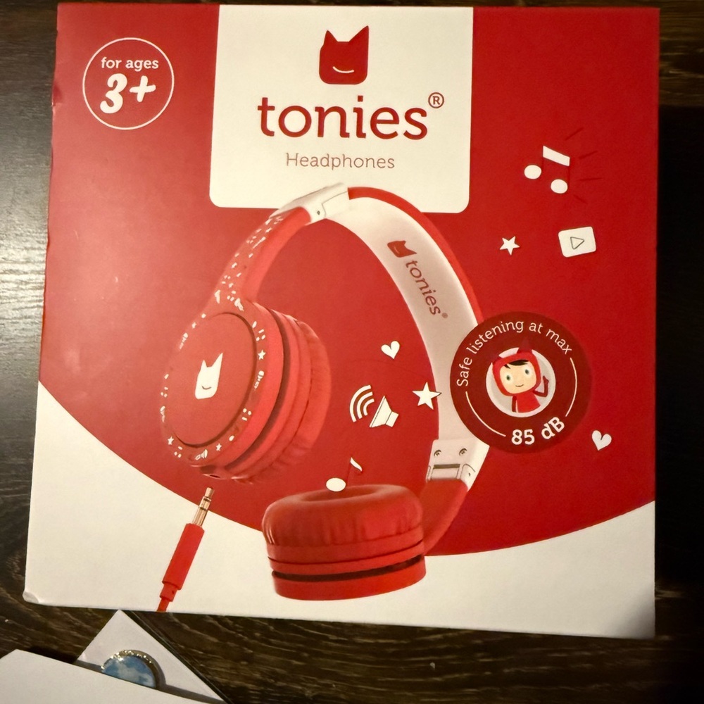 Tonies Red Kids Headphones